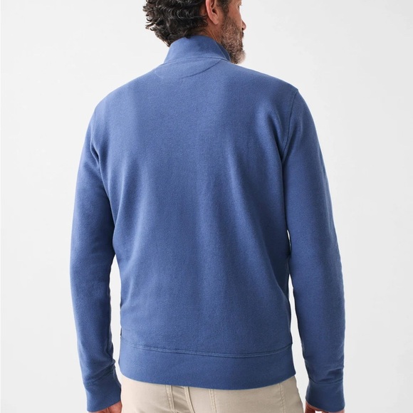 Faherty Charleston Long-Sleeve Terry Quarter Zip Size XL - Picture 2 of 9